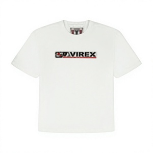 Premium Avirex 100% Cotton Men's <b>White</b> Short Sleeve T-<b>Shirt</b> Regular Fit Cotton Jersey Casual O-Neck Back Logo Streetwear - Product Image 1
