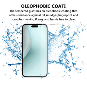 Vendita calda 9H trasparente pellicola in vetro temperato schermo protezione antistatico per <span class=keywords><strong>iPhone</strong></span> 15 <span class=keywords><strong>Pro</strong></span> Max 13 <span class=keywords><strong>12</strong></span> <span class=keywords><strong>pro</strong></span> protezione dello schermo in vetro temperato - Product Image 3