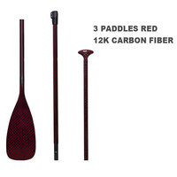 Paddle surf Sports nautiques planche de surf aviron rouge fibre de carbone SUP pagaie pour Stand up Paddle Board accessoires pour les eaux océaniques