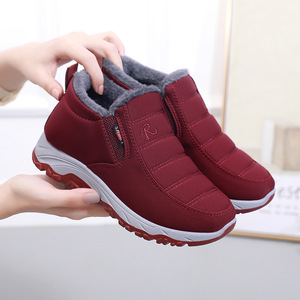 Commercio all'ingrosso da <span class=keywords><strong>uomo</strong></span> e donna Casual pelliccia da passeggio <span class=keywords><strong>scarpe</strong></span> invernali nere calde Unisex stivali da neve di grandi dimensioni - Product Image 3