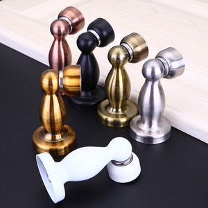 Butée de porte murale en acier inoxydable, support magnétique pour porte, design moderne pour la maison et le bureau, installation facile - Product Image 1