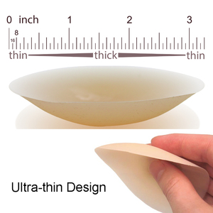 Stick on reggiseno forma rotonda <span class=keywords><strong>adesivo</strong></span> in Silicone capezzoli pelle coperture riutilizzabili - Product Image 4