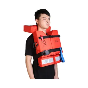 Diskon besar 275N EC/MED CCS SOLAS Marine PFD jaket penghemat hidup busa dewasa bekerja rompi pelampung renang IMPA 330131