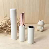 Étui à rouge à lèvres vide à fermeture magnétique 11,1 mm, vente en gros, blanc mat, or rose, logo personnalisé, fabricant de tubes de baume à lèvres DIY