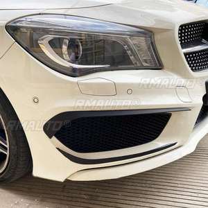 ชุดแต่งแอร์ไนฟ์กันชนหน้า คานาร์ดด้านข้าง สำหรับ Mercedes Benz CLA-Class W117 C117 CLA200 260 CLA45 ปี 2013-2015 - Product Image 6