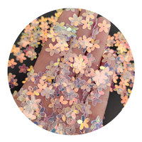 Paillettes de couleur AB pour l'arthrite des ongles, lettres étoiles, licornes, feuille de fleur, flocon de neige, Paillettes, Slime
