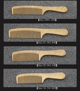 Peines de madera antiestáticos para desenredar, peines de peluquero de salón profesional - Product Image 5
