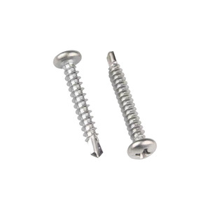 Stainless Steel Phillips Head Self Drilling <b>Screw</b> Round Head Metric Grade 8 Zinc Plated For Metal General Industry - Product Image 3