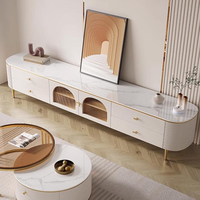 Vente Chaude Meubles de Salon Support TV Design Moderne de Luxe et Ensemble Table Basse