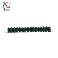 Cercado de eslabones de cadena de malla de diamante de red de alambre ciclónico galvanizado y PVC