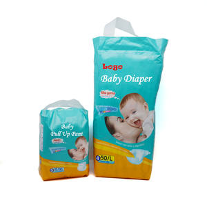 超薄型超乾燥表面カスタムマジックテープケアティーンベビーおむつ紙使い捨てスリーピーベビーおむつ新生児用 - Product Image 1