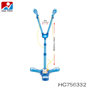 Micrófono de Juguete Educativo con Doble Micrófono de Plástico Azul, <span class=keywords><strong>Karaoke</strong></span> Táctil con Varios Efectos de Sonido y Teclas de Función para Niños - Product Image 6