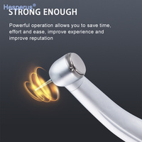 Pièce à main dentaire LED personnalisée avec turbine céramique haute vitesse, jet 5 voies, bouton poussoir, générateur électronique et fonction de couple, pour instruments de dentisterie