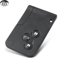 Étui universel pour clés de voiture à 3 boutons, coque de clés de véhicule à distance pour Renault Megane, housse de clé de voiture