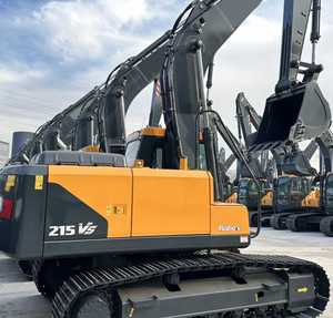 Excavadora de orugas de alta eficiencia de 22 toneladas de marca superior 215VS con accesorios de cucharón, 1 año de garantía, precio competitivo para motor y bomba - Product Image 5