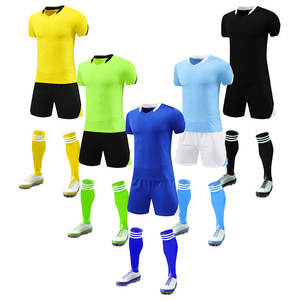 Оптовая продажа, новые высококачественные футбольные майки с сублимационной печатью и вышивкой логотипа, бесплатная доставка - Product Image 1