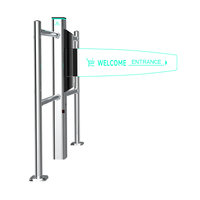 Portillon électrique universel en acier inoxydable, tourniquet piétonnier pour contrôle d'accès aux entrées de supermarchés
