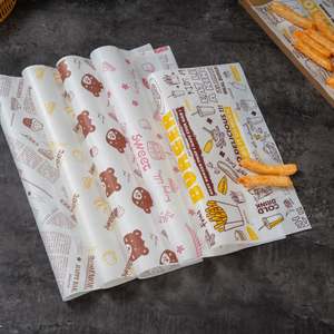 Papel de Envolver para Hamburguesas y Sándwiches, Impreso Personalizado, de Grado Alimenticio, Resistente a la Grasa, Recubierto de PE con Logotipo Personalizado - Product Image 1