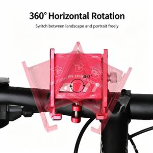 Support de téléphone portable pour vélo, en alliage d'aluminium, <span class=keywords><strong>fixation</strong></span> hexagonale réglable pour moto, <span class=keywords><strong>voiture</strong></span> électrique, vélo, Scooter - Product Image 5