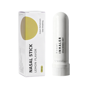 Inhalateur nasal en plastique aromatisé CM, extrait botanique de menthe, soulagement rapide du stress, boost d'énergie, conçu pour les personnes occupées - Product Image 1