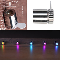 Boutons LED Micro Flash Mini Lumières à Changement de Couleur Alimentés par Pile Bouton pour Kits de Bricolage Lumineux en Résine
