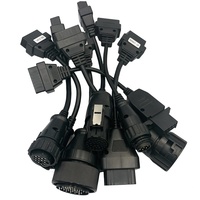 OBD1 à OBD2 outil de Diagnostic de voiture câble connecteur adaptateur kit pour démarrage de voiture ensemble complet 8 en 1
