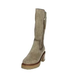 Carmela Women's <b>Knee</b> <b>High</b> Boots Taupe 161078 Heel Height 37 - Product Image 6