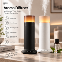 Diffuseur d'huiles essentielles sans eau de 70 ml avec lumière chaude, contrôle tactile, alimentation Type C pour la maison, la chambre, le salon, le bureau