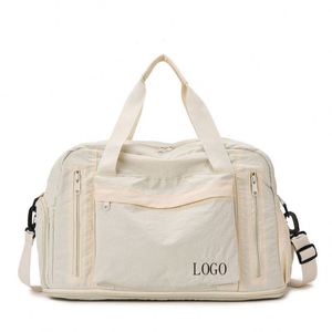 Sac de voyage extensible pour femme, idéal pour le sport, la gym, les voyages d'affaires, avec compartiment à chaussures et poche étanche pour articles secs et humides - Product Image 1