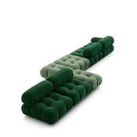 Módulo modular de material de tela para sala de estar, conjunto de sofás de nuevo diseño de moda