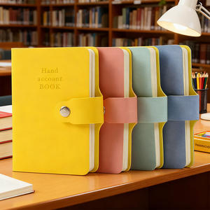 A6 A7 personalizzabile con fodera morbida da taschino Planner artistico con bottone a scatto per diario portatile con copertina rigida per taccuino <span class=keywords><strong>piccolo</strong></span> A3 <span class=keywords><strong>A5</strong></span> in pelle - Product Image 1