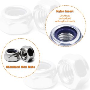 M3 locknuts tự-khóa Nylon chèn 304 thép không gỉ tự khóa 5.5 mét Hex Nut trình điều khiển <span class=keywords><strong>Tiny</strong></span> NUT - Product Image 5