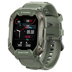 2025 Tank <span class=keywords><strong>M1</strong></span> Ngoài Trời Thông Minh Đồng Hồ 5ATM IP69K Không Thấm Nước 50 Ngày Tuổi thọ Pin HR Màn Hình Rugged Smartwatch Tập Thể Dục Tracker - Product Image 6