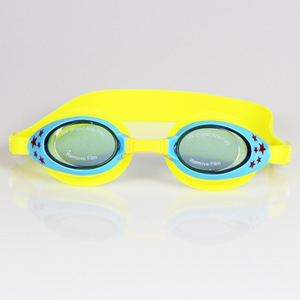 Lunettes de natation Star pour enfants, en silicone bleu, anti-buée, protection UV pour enfants - Product Image 3