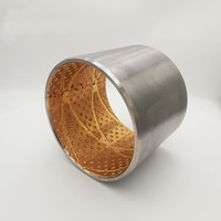Manchons bimétalliques autolubrifiants CSZC CSHF-6, tolérances de précision personnalisées OEM 0,01/0,05 mm, résistants à la chaleur 280°C, fabrication en usine