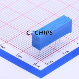 Resistencia Ajustable/Potenciómetro 3006P-1-102LF, Componente de Orificio Pasante (THT)-3P, 6.4x4.8mm, Resistencia de 1kOhm, 10%, 750mW, 100ppm ℃ - Product Image 1