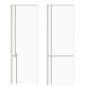 Nouvelle Porte Intérieure en Bois Massif PETG 2026 – Modèle Principal pour Intérieurs de Luxe – Design de Porte en Bois pour Salon et Chambre - Product Image 5