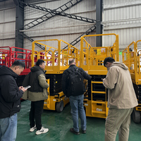 Plateforme élévatrice hydraulique, plateforme de travail mobile électrique, plateforme élévatrice portable pour l'entretien industriel, l'entrepôt, l'usine
