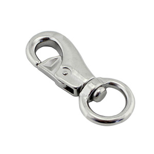 ตะขอเกี่ยวสายจูงสุนัขสแตนเลสขนาดกลางทนทานสะท้อนแสงสำหรับสุนัข - Product Image 3