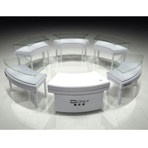 <span class=keywords><strong>Mydarb</strong></span> ตู้โชว์เครื่องประดับแก้วไม้ที่ขายดีที่สุดแบบกําหนดเอง, ตู้โชว์กระจกมือสอง OEM - Product Image 1