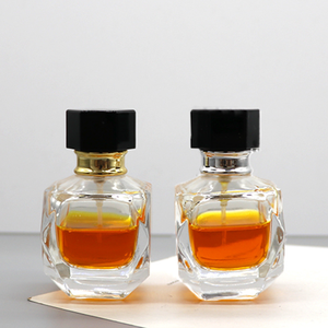 Atomizador de Perfume de Lujo de 30 ml Recargable, Botella de Perfume Cuadrada Plana con Fondo Grueso, Botella de Vidrio con Bomba de Presión y Tapa Acrílica - Product Image 1