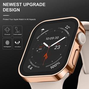 Boîtier étanche pour <span class=keywords><strong>Apple</strong></span> <span class=keywords><strong>Watch</strong></span> 7 8, 45mm, 41mm, 44mm, <span class=keywords><strong>40mm</strong></span>, couvercle de protection d'écran, bord droit, pare-chocs iWatch 4 5 <span class=keywords><strong>SE</strong></span> 6, accessoires - Product Image 6