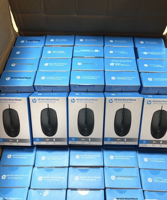 H.P Original M10 Optical Wired Mouse USB Interface for Home Office in Stock