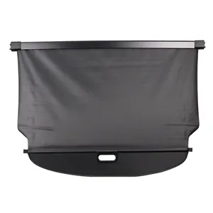 For Land Rover Discovery Retractable Tail Box Trunk Cover Black PVC Leather Portable Car Trunk Cargo Cover