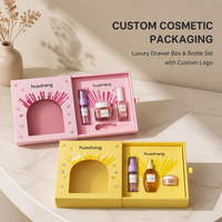 Boîtes rigides en carton ondulé recyclables avec logo personnalisé imprimé pour l'emballage de crèmes pour le visage et de produits de soin de la peau, avec options de commande personnalisées