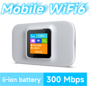 Chiway เราเตอร์ขนาดพกพา ODM แบบพกพา4G พร้อมช่องเสียบซิมการ์ด4G MiFi ตัวเชื่อมต่อ <span class=keywords><strong>WiFi</strong></span> แบบพกพากลางแจ้ง3000mAh Type-C 300Mbps ใช้กลางแจ้งแอลซีดี - Product Image 2