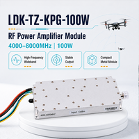 Modul Penguat RF GaN 4-8GHz 100W High Gain dengan Input SMA dan Output N Female untuk Peralatan Pertahanan Drone dan Sistem Keamanan