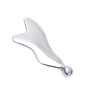 Zinc Alloy Fish Shape Gua Sha Board With Round Ball Acupoint Massage Stick Personal Care Hand Held Beauty Tools - Product Image 5