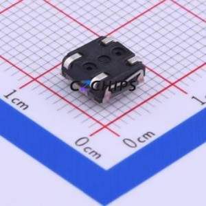 TS-1158UB-C-B-W Tactile Switch SMD Switch Single Pole Single Throw Round Button 2.6N Vertical Mount - Product Image 2