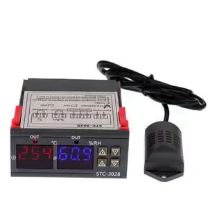 Controlador STC-3028 de temperatura y humedad, control de temperatura y humedad, humidificador de incubación de invernadero de doble uso